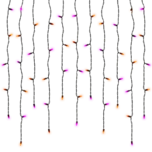 100Ct 5MM Commercial LED Mini Icicle Lights 7FT Waterproof