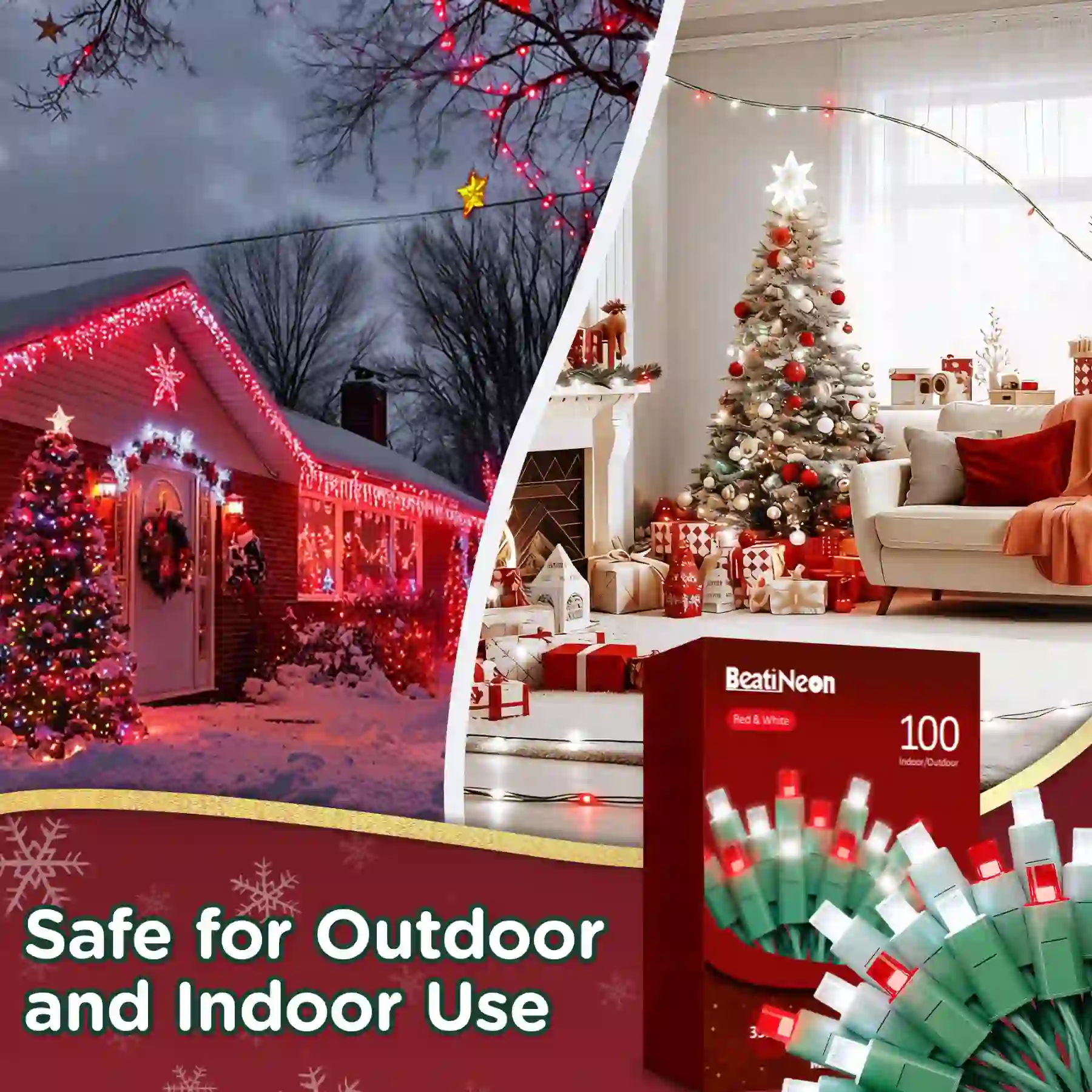 100Ct 5MM Commercial LED Mini String Lights, 25FT Waterproof