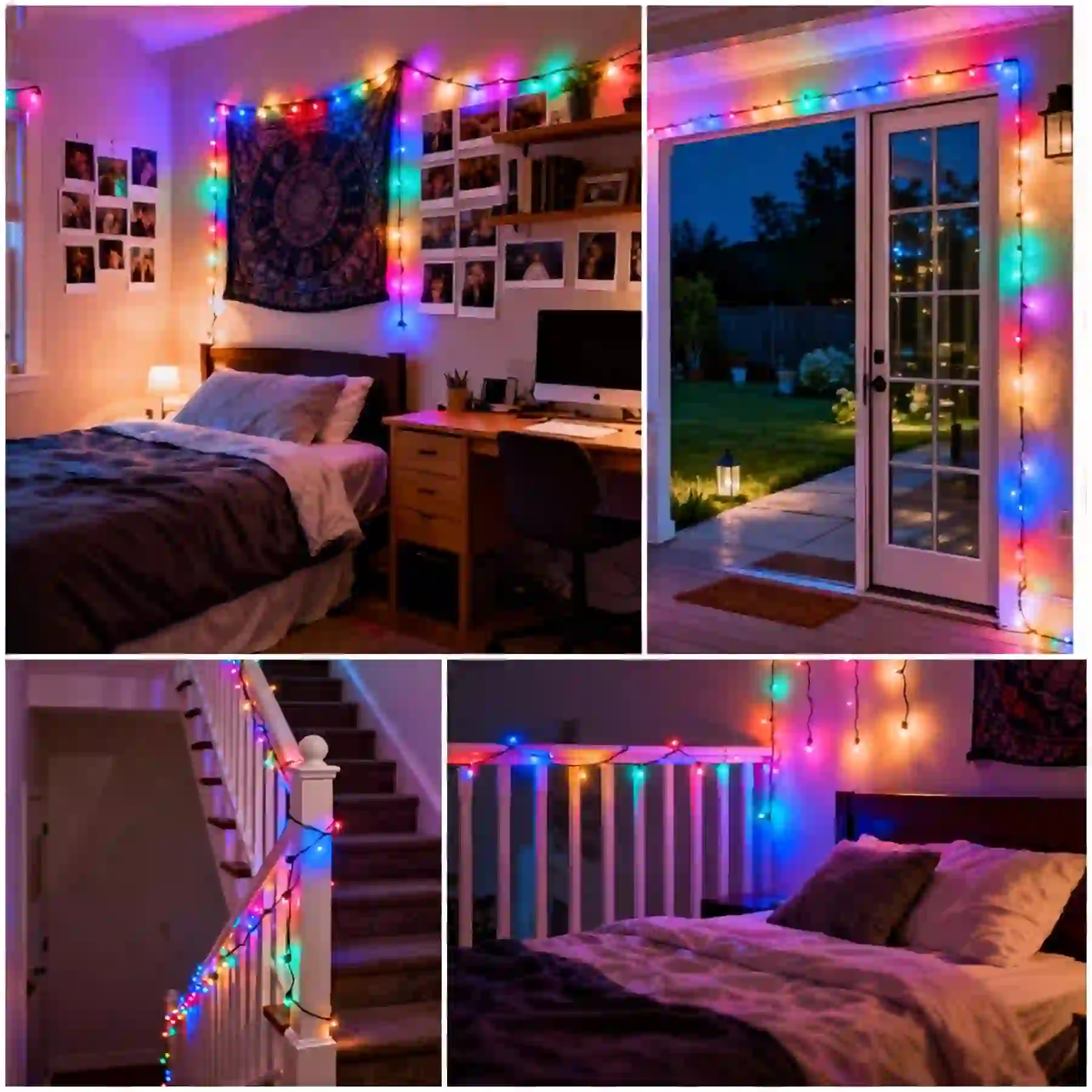 100Ct Soft Glow 5MM Mini LED String Lights, 33.3FT Waterproof