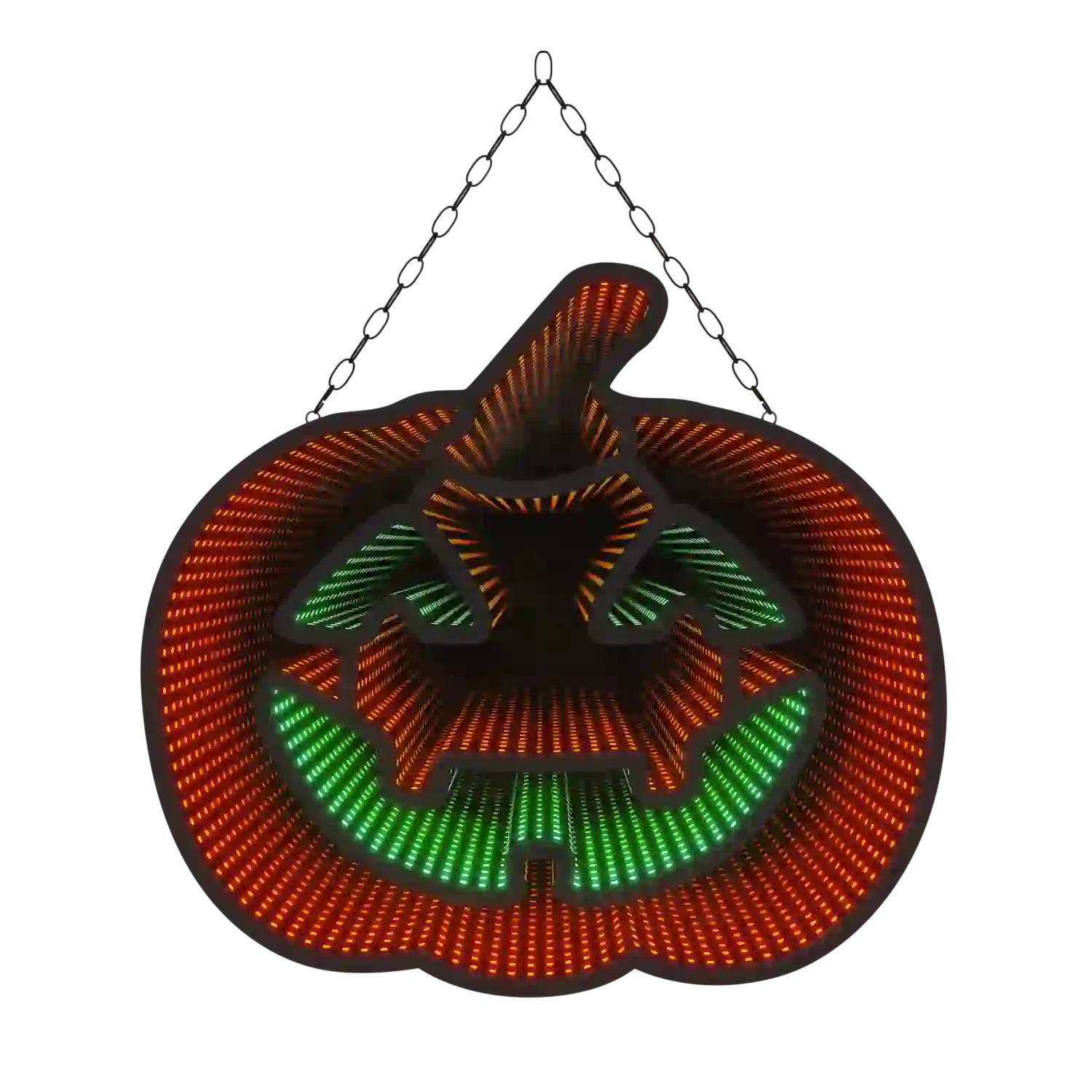 2D LED Infinity Mirror for Halloween - Pumpkin