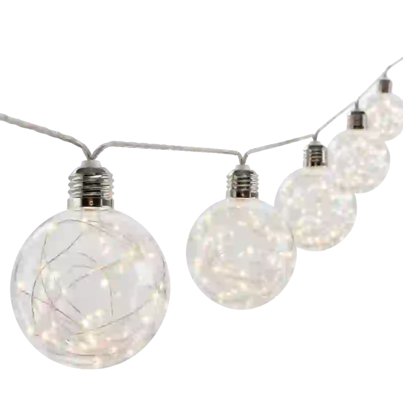 G100 LED Christmas Globe String Lights for Party & Holiday Decor