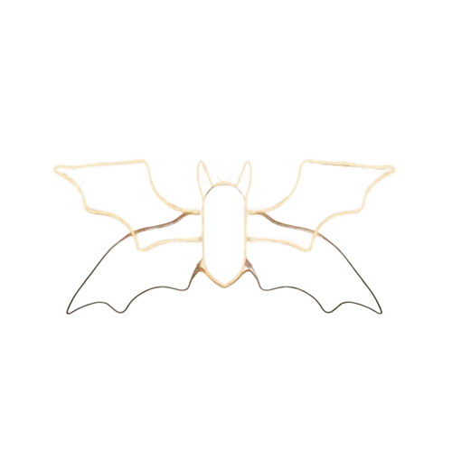 LED Neon Sign for Halloween Flying Bat Wall Decoration