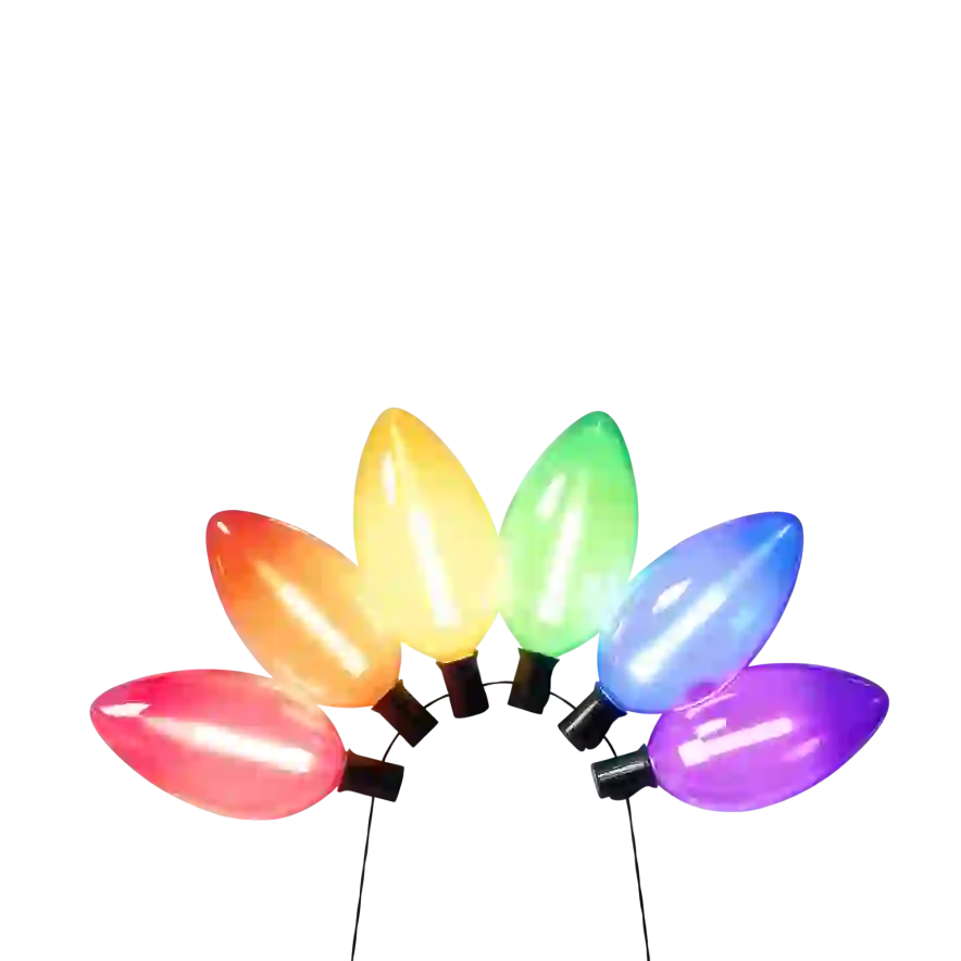 Large C9 LED Christmas String Lights for Outdoor Pathway Decor