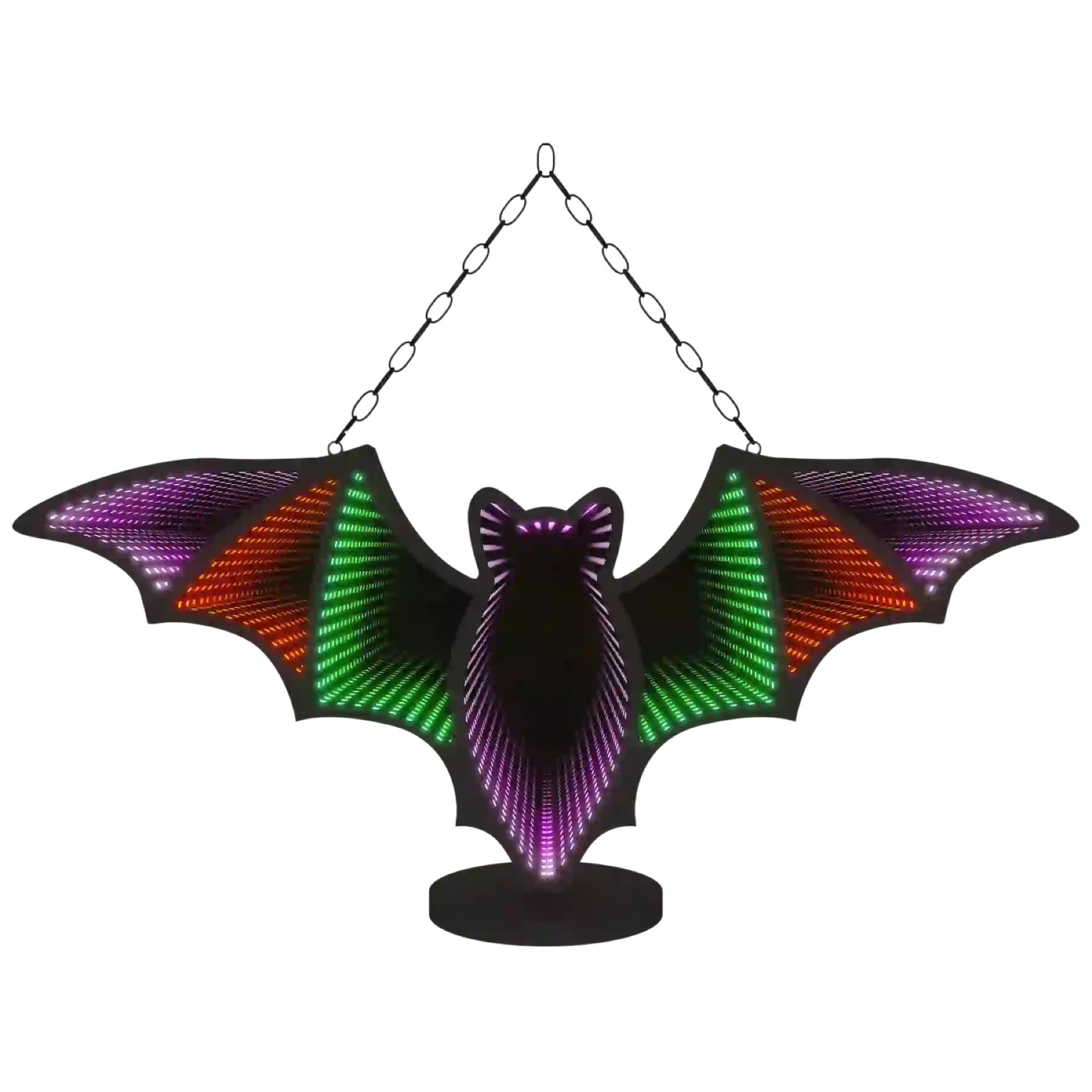 2D Bat LED Infinity Light for Halloween Party Decoration