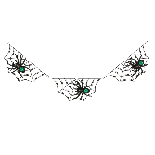 3Pcs LED Spider Web Lights for Halloween Decor