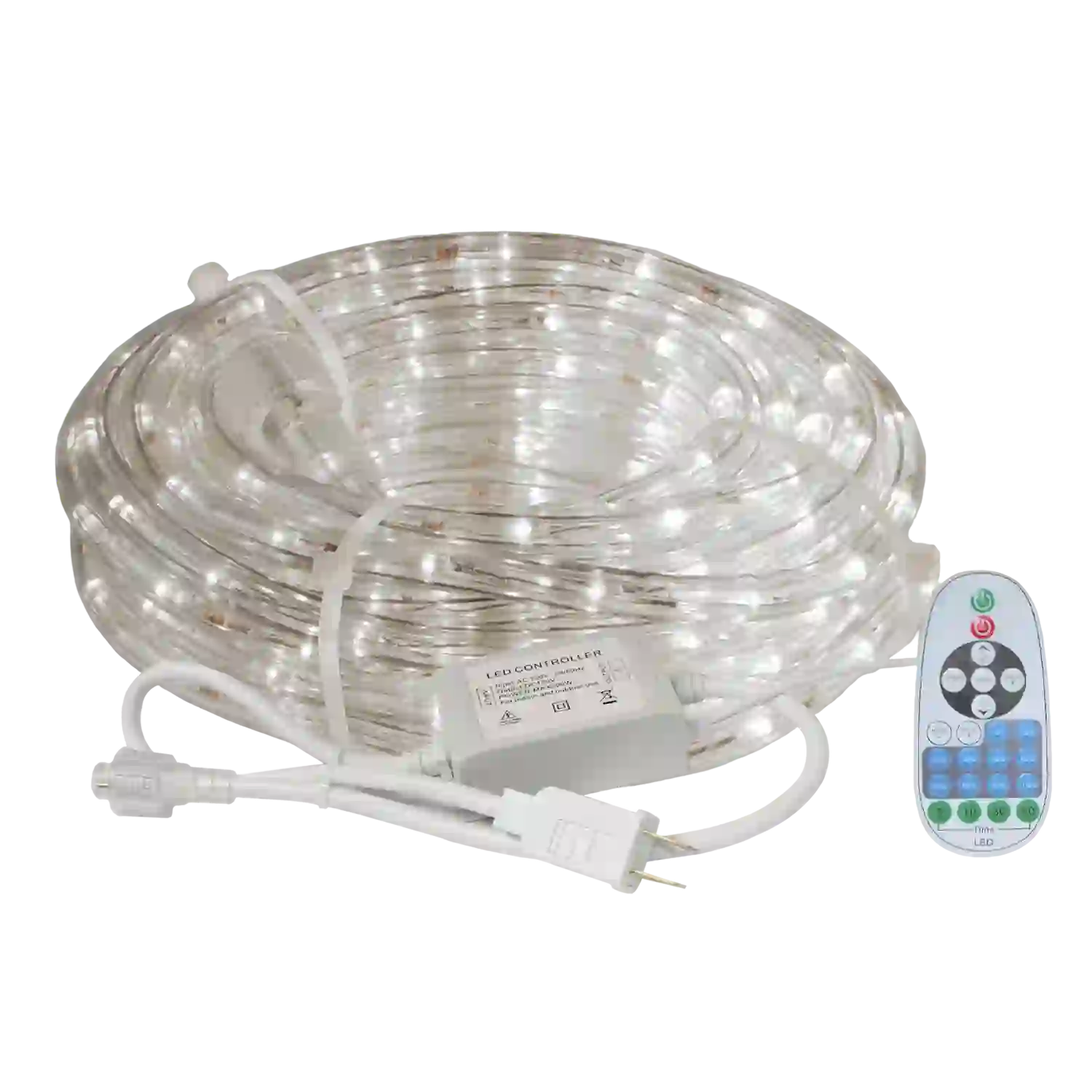 3/8" Commercial LED Rope Lights with Remote Control