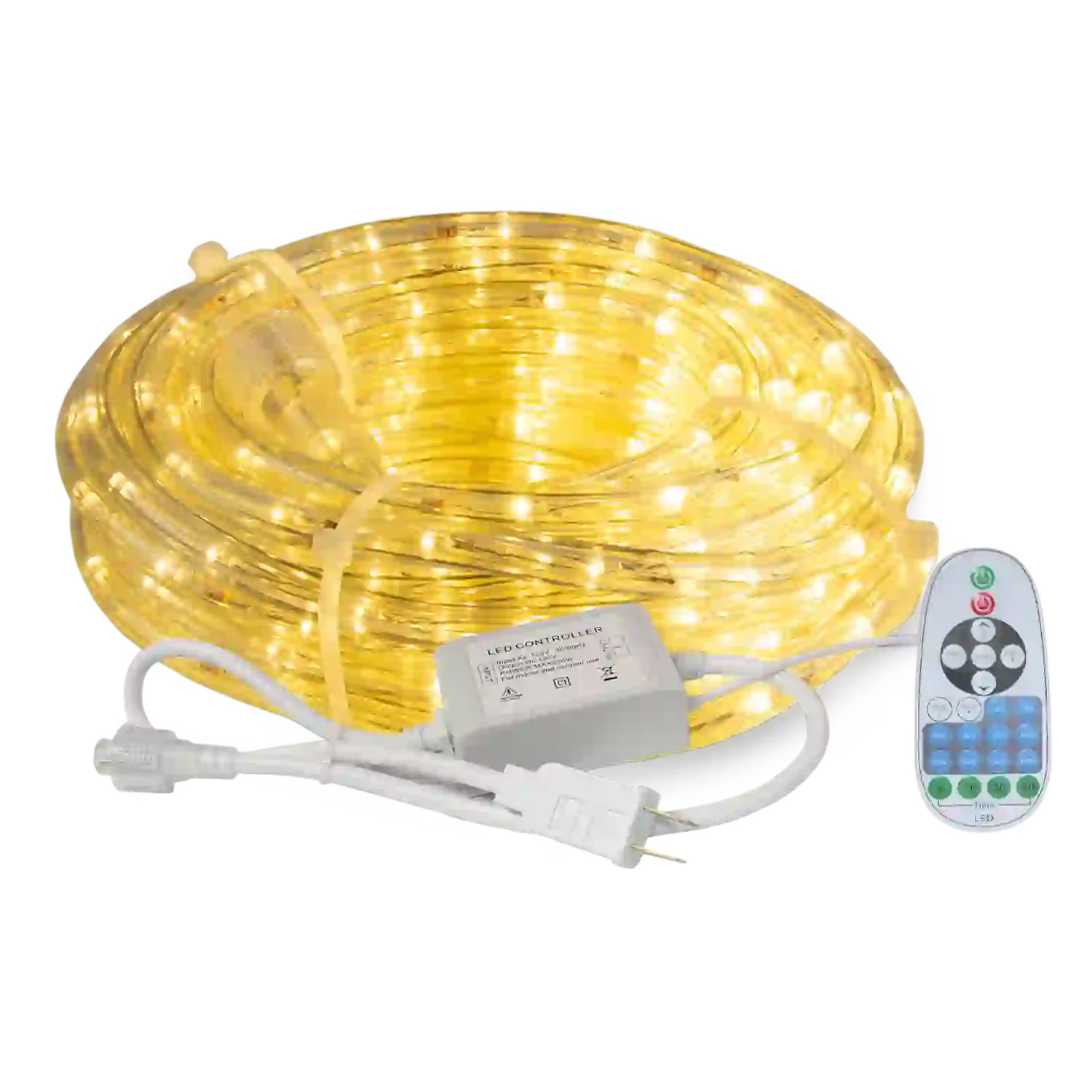 3/8" Commercial LED Rope Lights with Remote Control