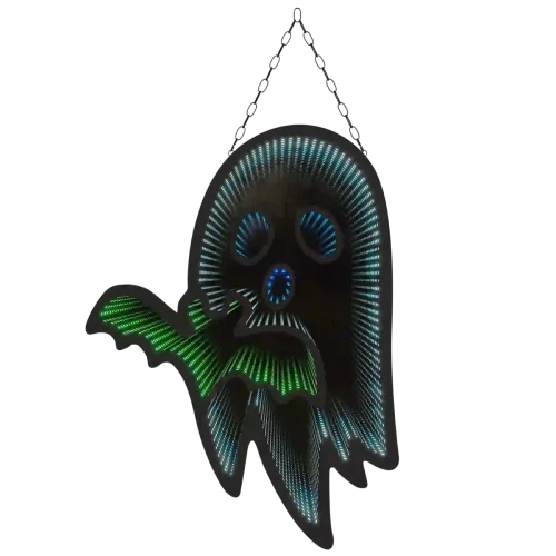 Infinity Mirror Light for Halloween Ghost Window Decor