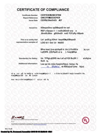 CE Certification